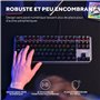 Trust Gaming GXT 834 Callaz Clavier Mécanique TKL, Layout AZERTY, Commutateurs Outemu Mécaniques, Éclairage par Vague Arc-en-Cie