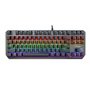 Trust Gaming GXT 834 Callaz Clavier Mécanique TKL, Layout AZERTY, Commutateurs Outemu Mécaniques, Éclairage par Vague Arc-en-Cie