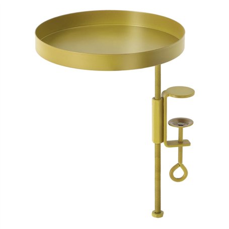 Esschert's Garden Support à Plantes Rond à Fixer Hauteur réglable doré 24.6 x 18 cm