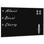 Magnettafel Wandmontage Glas 50 x 30 cm