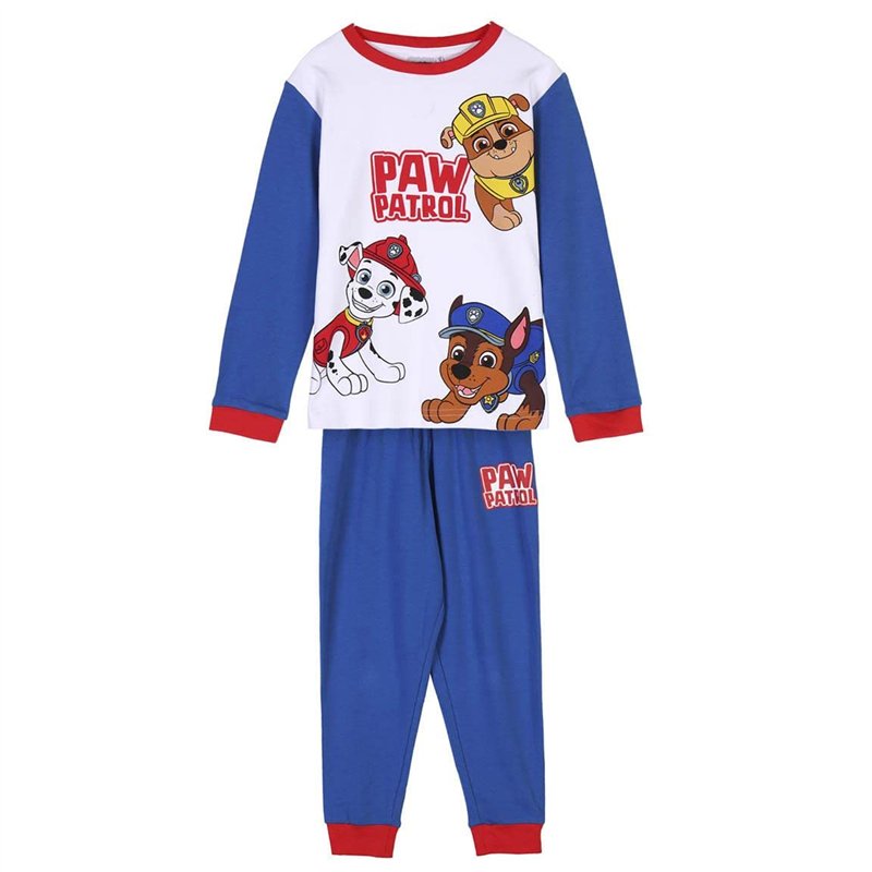 CERDÁ LIFE'S LITTLE MOMENTS Pyjama Enfant Hiver de la Pat Patrouille 100% Coton avec T-Shirt à Manches Longues, Pantalon-Licence