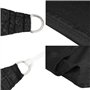 Voile d ombrage 160 g m² Noir 2x4 m PEHD