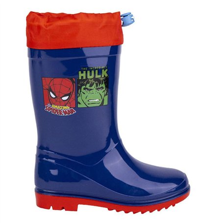 Marvel Bottes de Pluie en PVC Blue, Multicolore, Taille Unique