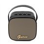 CG MOBILE Guess Haut-Parleur sans Fil avec poignée en Cuir PU 4G Script Logo, Bluetooth Version 5.3, 4 Heures de Lecture, Son de
