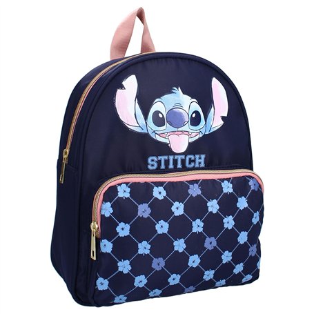 Zaino STITCH Independent da Disney Lilo e Stitch - Zainetto per Ragazzi | Scuola | Tempo Libero - Colore Blu Scuro - dimensioni 