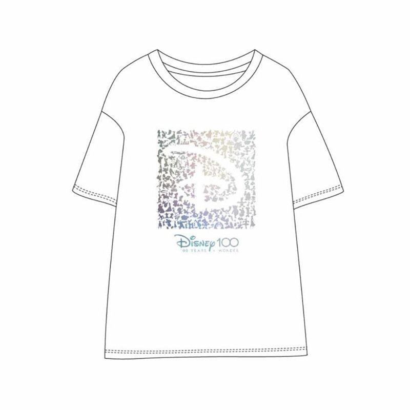 Disney T-Shirt à Manches Courtes Blanc