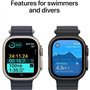 Apple Watch Ultra 2 GPS + Cellular - 49mm - Boîtier Black Titanium - Bracelet Black Titanium Milanese Loop - S