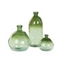 Vase Home ESPRIT Vert Cristal recyclé 34 x 34 x 73 cm