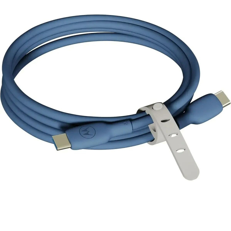 Image secondaire de Câble USB-C vers USB-C Motorola SJCS0CCB20ET1-EU-BL Bleu 2 m