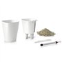 Lechuza Pot Deltini Premium Kit Complet Brillant Blanc