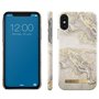 Ideal Of Sweden Coque Rigide Fashion Sparkle Greige Marble Compatible avec iPhone X/XS