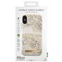 Ideal Of Sweden Coque Rigide Fashion Sparkle Greige Marble Compatible avec iPhone X/XS