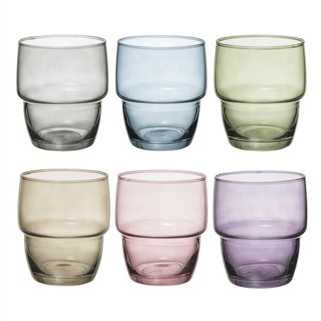 SECRET DE GOURMET Lot de 6 verres 280 ml