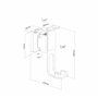 conecto Support Mural pour Haut-Parleur Compatible avec Sonos® One, Sonos® One SL, Sonos® Play:1, Charge maximale : 3 kg, Blanc