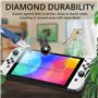 Orzly Verre Trempé Protection compatible pour Nintendo Switch OLED model 2024 console, Film Protecteur D'écran pour Nintendo Swi