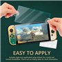 Orzly Verre Trempé Protection compatible pour Nintendo Switch OLED model 2024 console, Film Protecteur D'écran pour Nintendo Swi