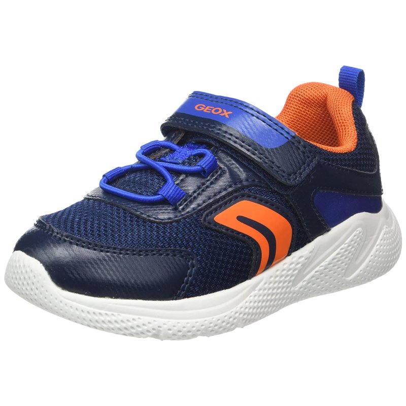 Geox Bébé Garçon B Sprintye Boy C Sneakers, Navy/Royal, 22 EU