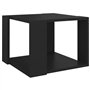 VidaXL Table basse Noir 40x40x30 cm Aggloméré