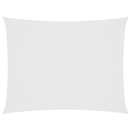 Red Cup Living vidaXL Voile d'ombrage rectangulaire en tissu Oxford Blanc 3 x 4 m