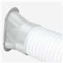 Micvtve Interface de Bouche Plate 130Mm AdaptéE de Kit de Tuyau D'éChappement de Climatiseur Portable