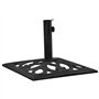 vidaXL Socle de Parasol Base de Parasol Pied Support de Parasol Accessoire de Parasol Terrasse Balcon Extérieur Noir 47x47x33 cm