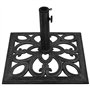 vidaXL Socle de Parasol Base de Parasol Pied Support de Parasol Accessoire de Parasol Terrasse Balcon Extérieur Noir 47x47x33 cm