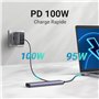 UGREEN Revodok 105 Hub USB C HDMI 4K PD 100W Charge Multi Data Ports 5Gbps 5 en 1 Adaptateur USB C vers HDMI Compatible avec iPh