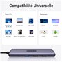 UGREEN Revodok 105 Hub USB C HDMI 4K PD 100W Charge Multi Data Ports 5Gbps 5 en 1 Adaptateur USB C vers HDMI Compatible avec iPh