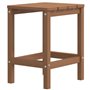 Table de jardin Adirondack Marron 38x38x46 cm PEHD