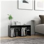 vidaXL Lot de 2 tables de chevet en bois Noir 40 x 30 x 40 cm