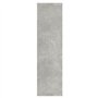 Mobile a Specchio con LED Grigio Cemento 76x15x55 cm