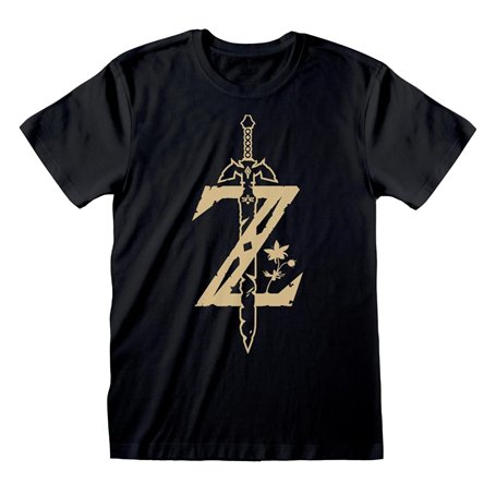 Heroes Inc T-Shirt Zelda emblème Breath of The Wild Icone Sword Taille L