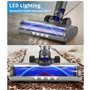Brosse de rechange pour aspirateur Dyson V6 DC59 DC61 DC62 DC74 compatible avec la lumière LED pour le nettoyage des sols et des