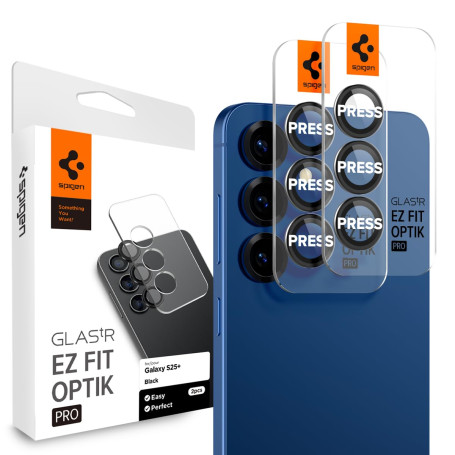 Spigen Glas.tR EZ Fit Optik Pro Protection Caméra pour Samsung Galaxy S25 Plus