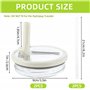 Stanley Cup Couvercle - Lot de 2 couvercles pour gobelets Stanley - anti-fuite et anti-poussière - avec 2 pailles - compatibles