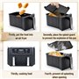 Anti-éclaboussures Accessoires pour Air Fryer Ninja 2 Pièces,Grille Anti Projection pour Air Fryer Ninja Réutilisable Silicone p