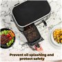 Anti-éclaboussures Accessoires pour Air Fryer Ninja 2 Pièces,Grille Anti Projection pour Air Fryer Ninja Réutilisable Silicone p