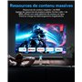 Vidéoprojecteur 2025 Upgraded 1080P Full HD 4K Compatible avec Android Mini projecteur [App intégrée] videoprojecteur Portable P