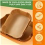 180PCS Papier cuisson air fryer pour friteuse à air pour Ninja Foodi Flex 10.4 L AF500EU,Papier cuisson air fryer pour ninja 10.
