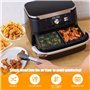 LUOJINYI Grille Anti Projection pour Air Fryer Ninja 10,4 L AF500EU, Grille Anti Projection Air Fryer Ninja, Protection Efficace