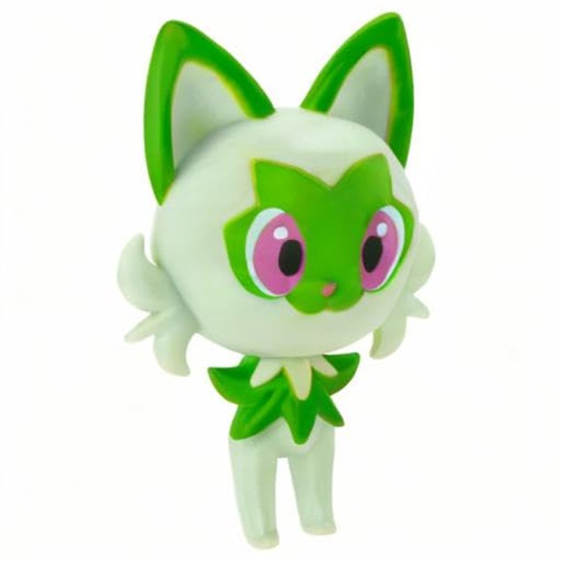 Image secondaire de Pokémon PKW3402 Lot de 4 Figurines de Combat avec Pikachu, crocule, Kwaks, Felori, Figurines Officielles détaillées, 5 cm chacun