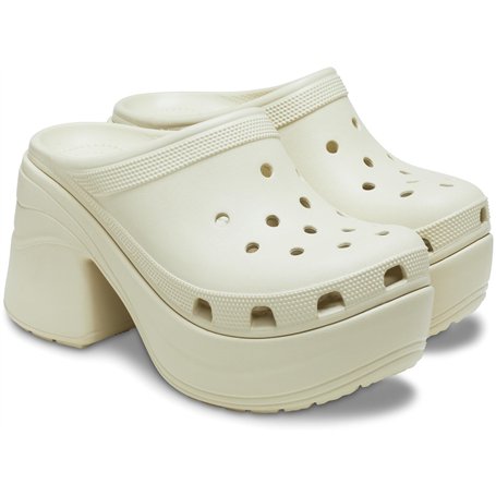 Crocs Siren Clog Women White Sandals - EUR 38-39