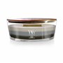 WoodWick Trilogy Warm Woods Bougie Ellipse, Cire, Multicolore, 9 x 19 x 12 cm