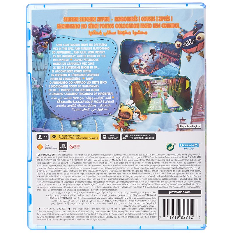 Image secondaire de Sony Sackboy: A Big Adventure Básico Inglés, Español PlayStation 5