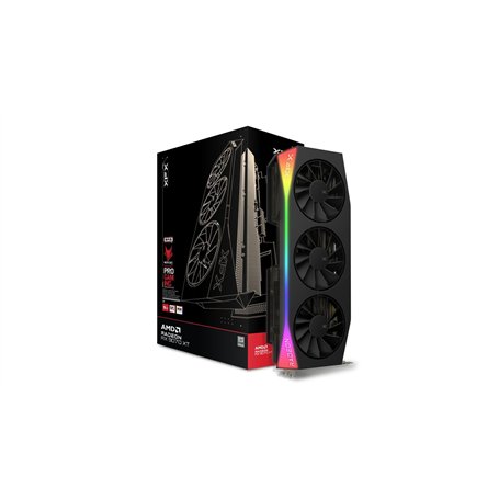 XFX Mercury AMD Radeon RX 9070XT OC Gaming Edition avec RVB 16 Go GDDR6, HDMI 3xDP, AMD RDNA™ 4 (RX-97TRGBBB9)