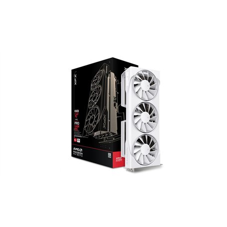 XFX Carte Graphique Swift AMD Radeon RX 9070 OC White Triple Fan Gaming Edition avec 16 Go de GDDR6 HDMI 3xDP, AMD RDNA™ 4 (RX-9