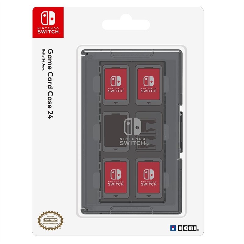 Boitier de protection pour 24 Jeux Nintendo Switch Cas - noir