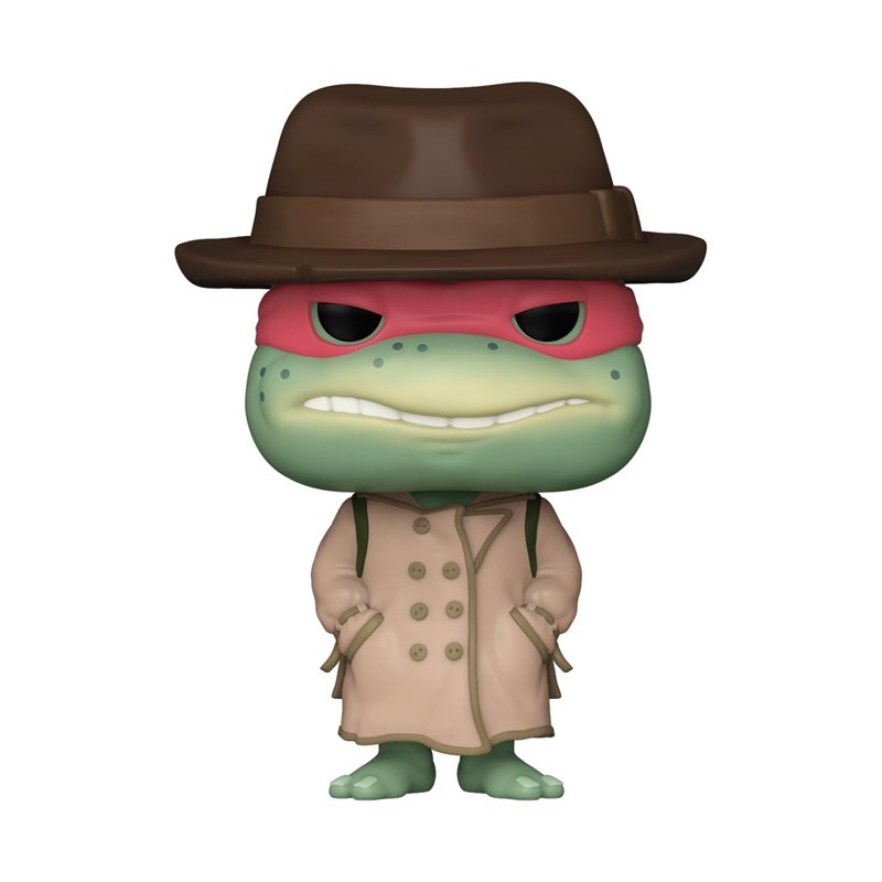 Image secondaire de Funko Pop! Movies: Teenage Mutant Ninja Turtles (TMNT) - Raphael with Coat & Hat - TMNT 1990 - Figurine en Vinyle à Collectionner