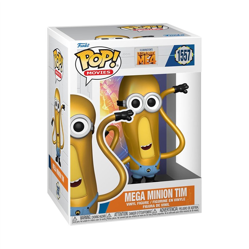 Funko Pop! Movies: Despicable Me 4 – Super Tim - Figurine en Vinyle à Collectionner - Idée de Cadeau - Produits Officiels - Joue