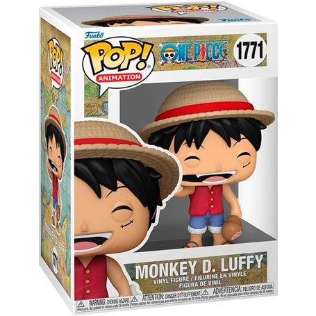 Funko Pop! Animation: OP - (Refresh) - Monkey D. Luffy - One Piece - Figurine en Vinyle à Collectionner - Idée de Cadeau - Produ